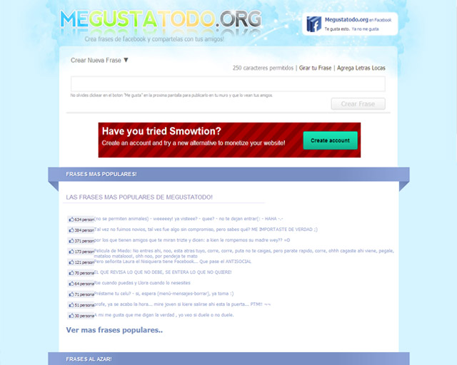 FaceBook Like Script Nulled + Demo + Psd - Megustatodo.org FaceBook Like Script Nulled + Demo + Psd - Megustatodo.org