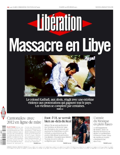 Libération Mardi 22 février 2011